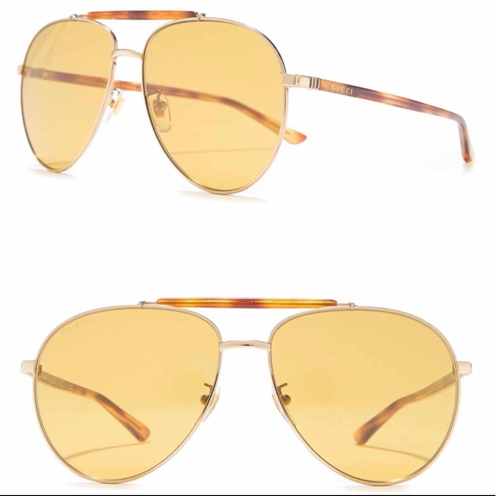 Used Unisex Gucci Aviator Sunglasses